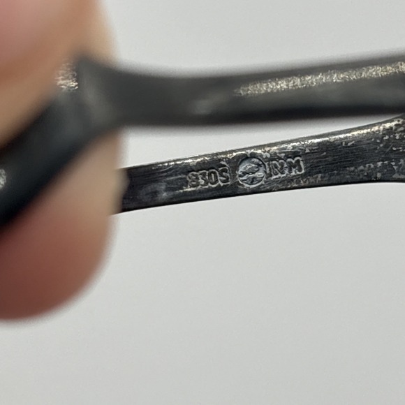 Vintage Norway 830S Silver Brødrene Lohne Sugar Claw Tongs Dobbel Rokokko Box - Picture 12 of 12